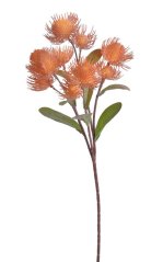 Umělý kvetoucí bodlák květ 5 cm, dl 58 cm