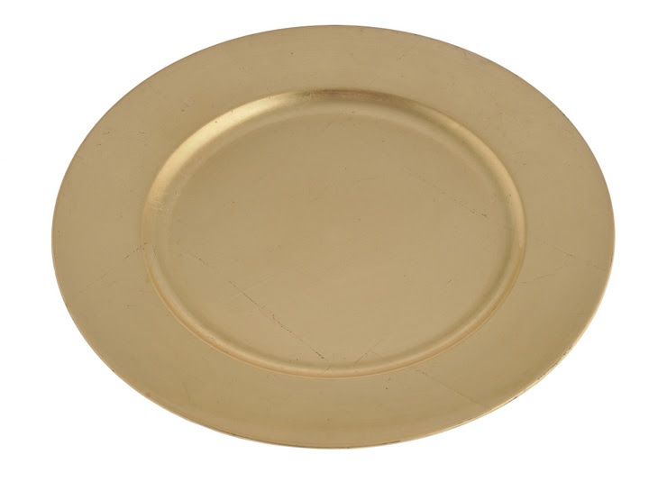 Plastový talíř na aranžování Ø 33cm_GLD