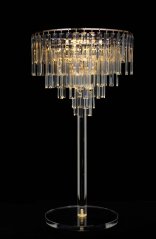 Dobíjecí LED lampa na dál. ovládání, změna barvy teplá/studená, acryl Ø 40cm celkem 83cmH