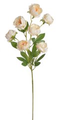 Trs umělých čínských pivoněk se sedmi květy, květ Ø 6 cm, dl 72 cm