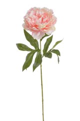 Umělá pivoňka na stonku, hlavička Ø15cm/dl.68cm