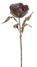Dekorace umělá ozdobná kapusta, hlava Ø 16cm, dl.70cm