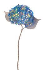 Opalizující hortenzie na stonku, květ  Ø 18cm, dl.celkem 62cm