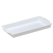 Plastová obdélníková miska oasis sandwich 24x12cm - bílá