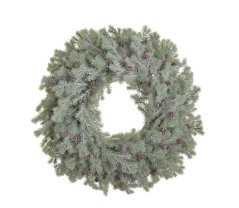 Věnec z umělého posněženého smrkového chvojí Ø 47cm
