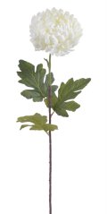 Umělá kvetoucí chryzantéma na stonku, hlavička Ø14cm/celkem dl.83cm
