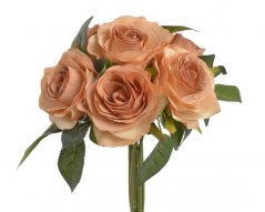 Kytice umělých růží, hlavička Ø 7cm, dl. 30cm
