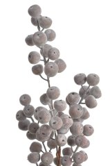 Dekorace plastová mini jablíčka na větvi, jablíčka  Ø 1-2cm, zápich dl. 68cm