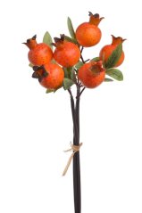 Svazek větviček granátového jablka s listy dl. 34cm - 3 ks