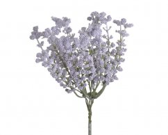 Svazek samostatných větviček s květenstvím podobným vřesu, 17 cm, 6 větviček, barva 551