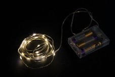 Vánoční dekorace světýlka 20LED 2m, 3AA, časovač 6/18h