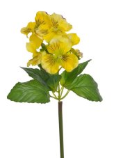 Umělá kvetoucí maceška, květ Ø 6cm, celkem dl. 21cm