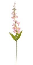 Umělý kvetoucí zvonek s listy dl. 96cm