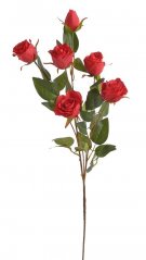Kytice umělých růží, květ Ø 5cm/celkem dl. 79cm