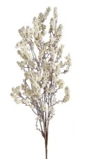 Umělá větvička posypaná polystyrenovými kuličkami dl. 53cm