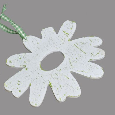 Závěsný květ dřevěný - Ø 21 cm