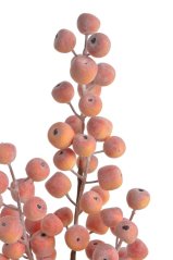 Dekorace plastová mini jablíčka na větvi, jablíčka  Ø 1-2cm, zápich dl. 68cm