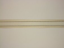 Kostková stuha  se vzorem, monofilem a metaloplastem 1,7cm/25m