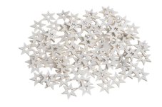 Vánoční přízdoba hvězda   2,5cmL x 0,2cmW x 2,5cmH - 100ks