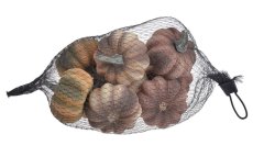 Dekorační dýně z polystyrenu 9 ks, Ø 6cm - různé barvy