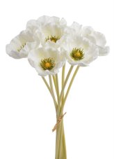 Svazek umělých anemonů, květ 7cm, dl.34cm - 7ks