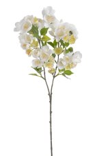 Umělá kvetoucí větvička jabloně s listy dl. 61cm
