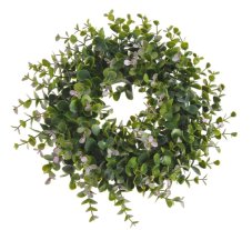 Dekorační věnec z větviček eukalyptu Ø 32cm