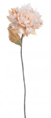 Krajková růže s listem, Ø 13 cm, dl. 54 cm