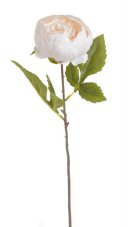 Umělá rozkvetlá pivoňka - květ  Ø 10 cm, dl. 42 cm