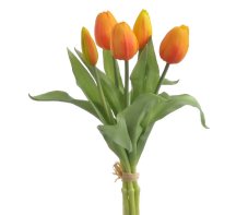 Svazek gumových tulipánů, hlavička 4,5cm, dl. celkem 30cm