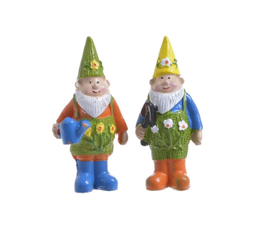 dekorace figurka skřítek stojící 6cm -polyresin