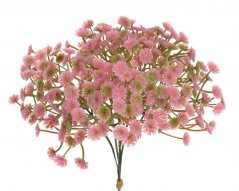 Umělá rostlina s kvítky, 22 cm, 6 větviček, barva 11