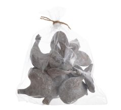 Přírodní materiál Badam washed  10ks