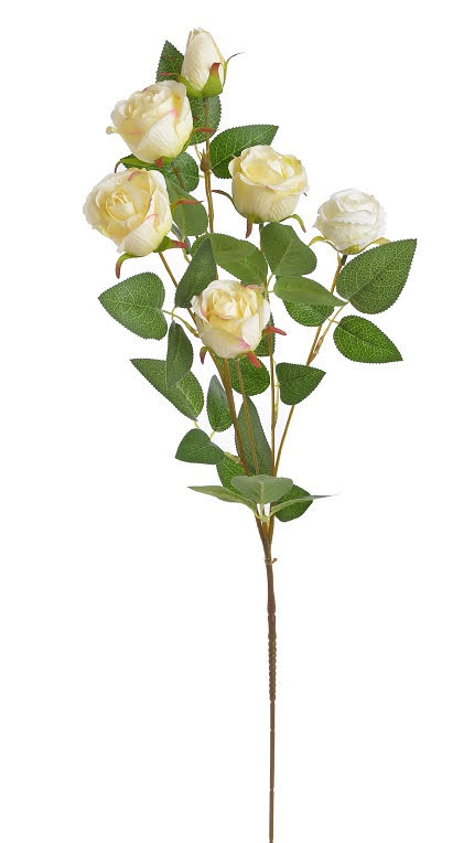 Kytice umělých růží, květ Ø 5cm/celkem dl. 79cm