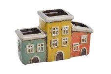 Keramické domky - květináče 21cmL x 8,5cmW x 13cmH