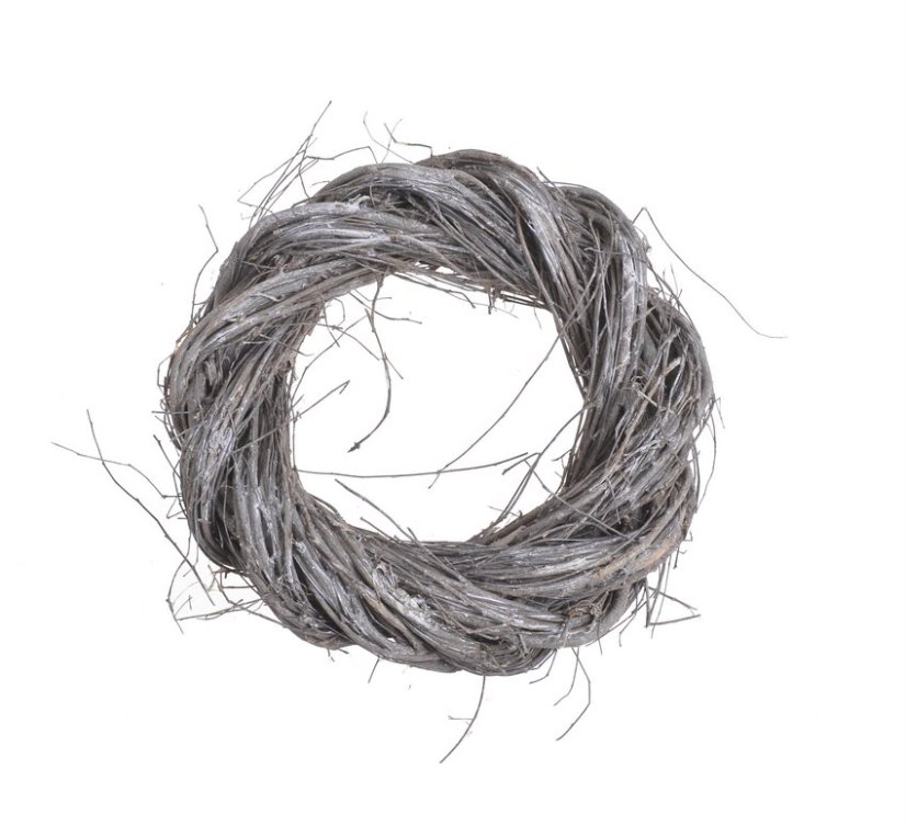 Proutěný věnec ze dvou druhů proutí Ø 20cm